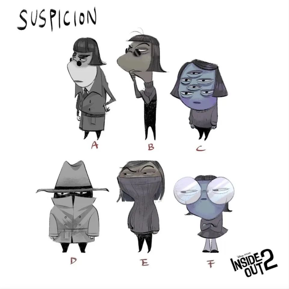 🎬电影《脑经急转弯2》被删减情绪角色❗9种新情绪最后剩4个⚡️