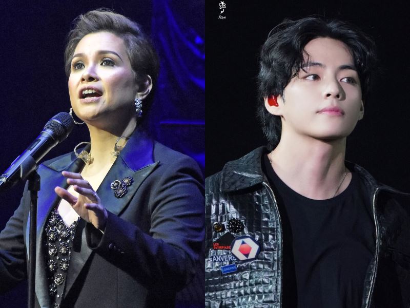 “collab, when?” musical icon lea salonga names bts's v as her favourite member