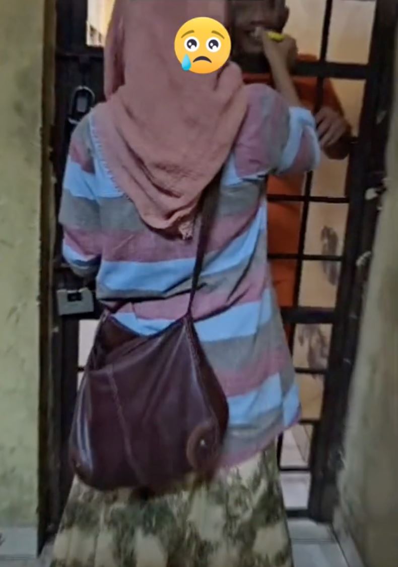 sayu, wanita hamil mengidam disuap suaminya dari penjara [video] 