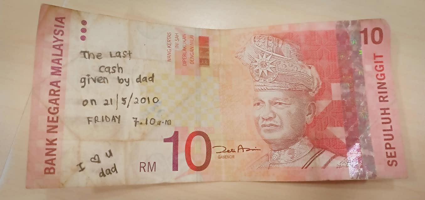 internet reunites woman with cherished rm10 note from her late father
