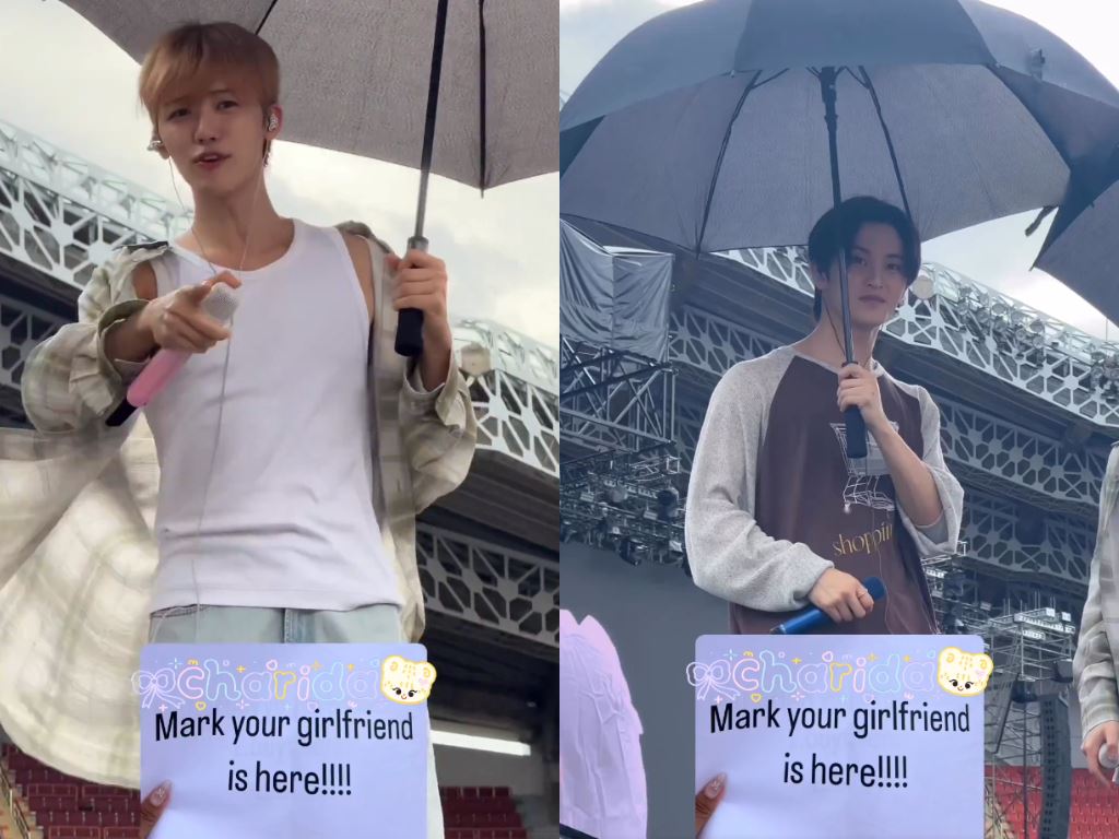 nct mark's response to fan sign sparks relationship speculation among netizens