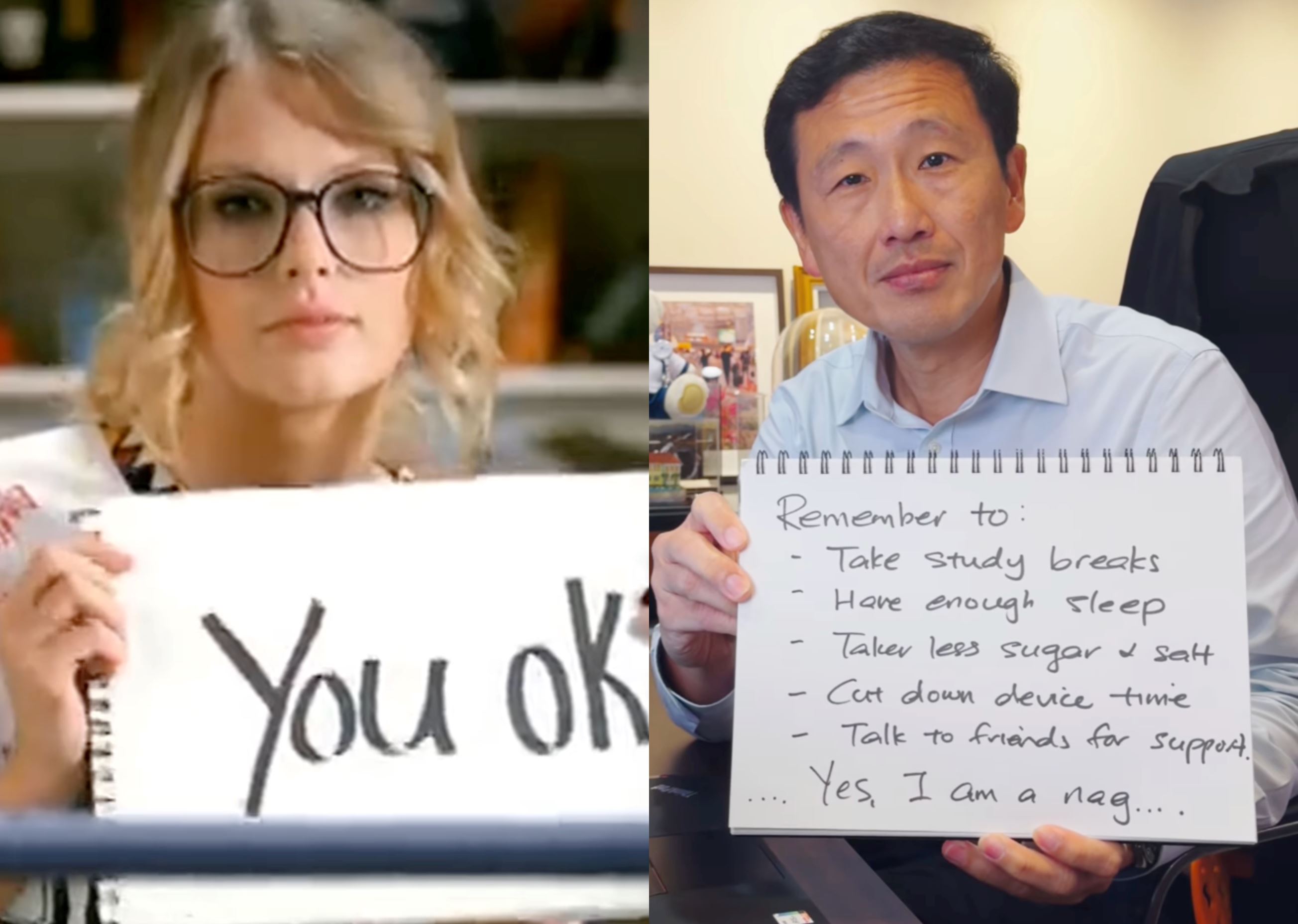 singapore’s health minister takes playful twist on 'you belong with me' to share important health tips!