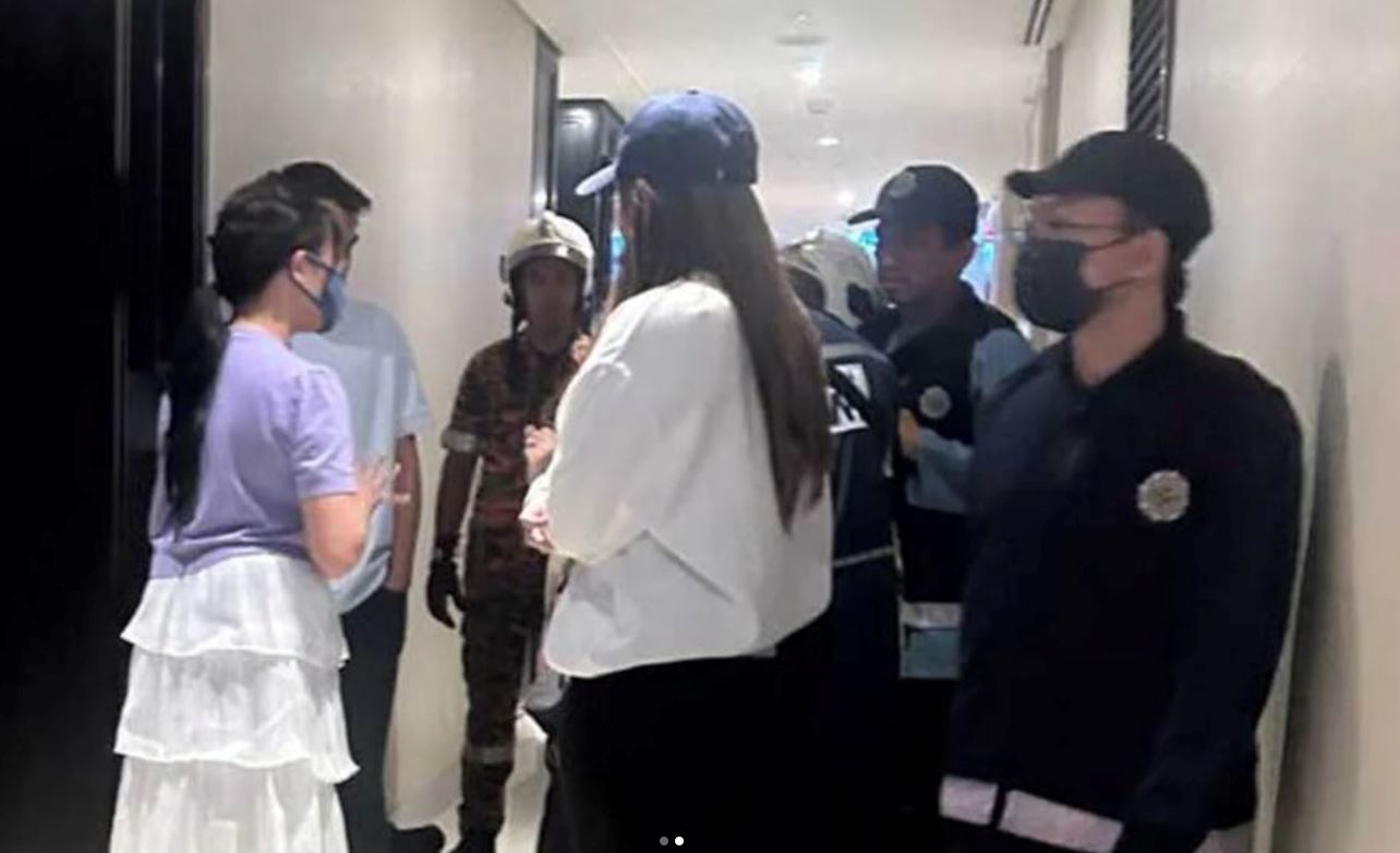 rakaman cctv tunjuk kelibat aliff aziz dan ruhainies di kondo mewah