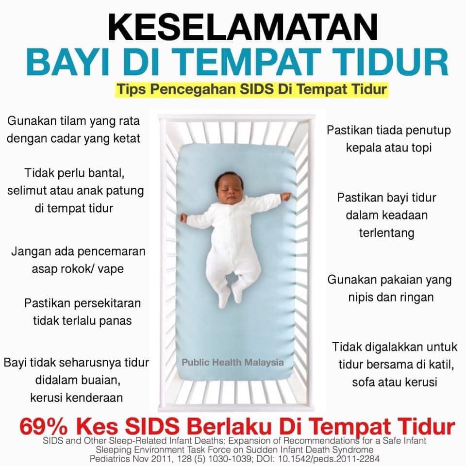  sindrom kematian bayi mengejut, ini punca yang perlu anda tahu