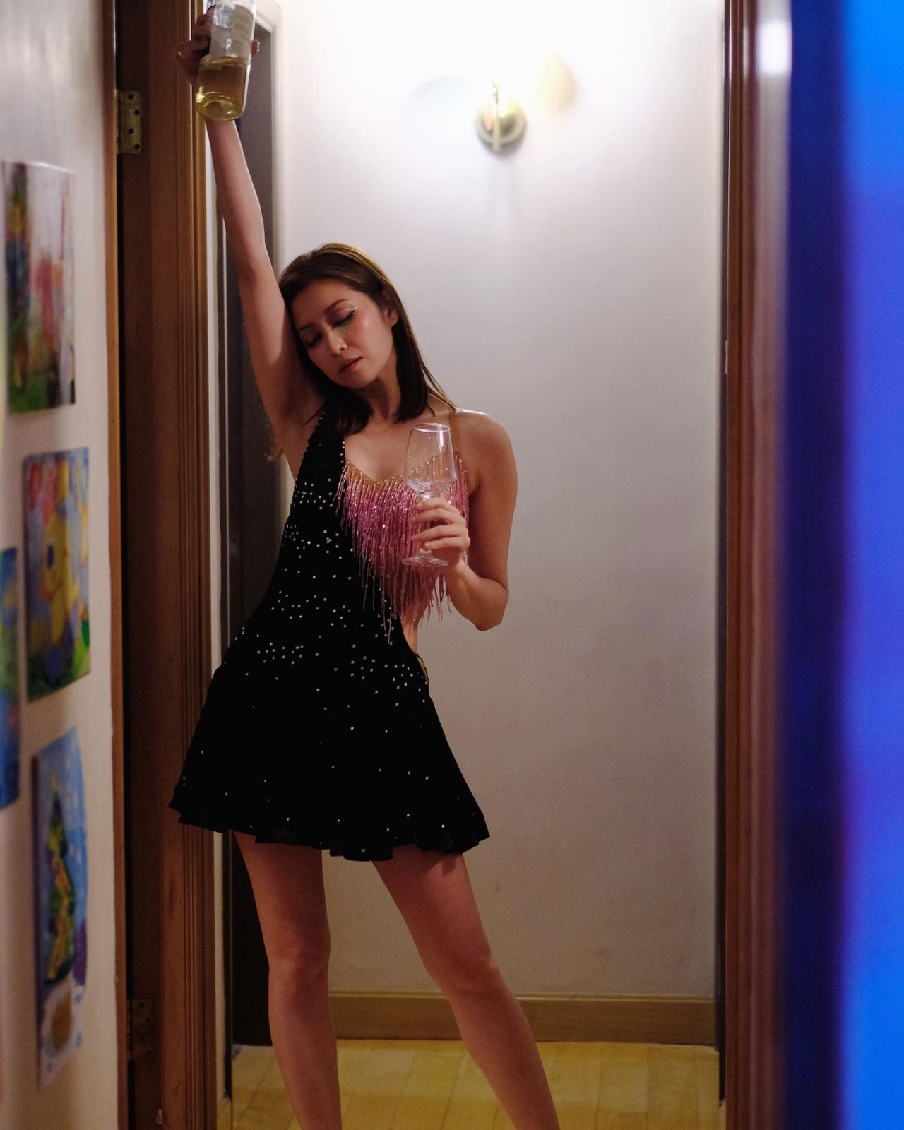 陈自瑶在tvb《婚后事》里跳拉丁舞❗现场现学现跳🔥