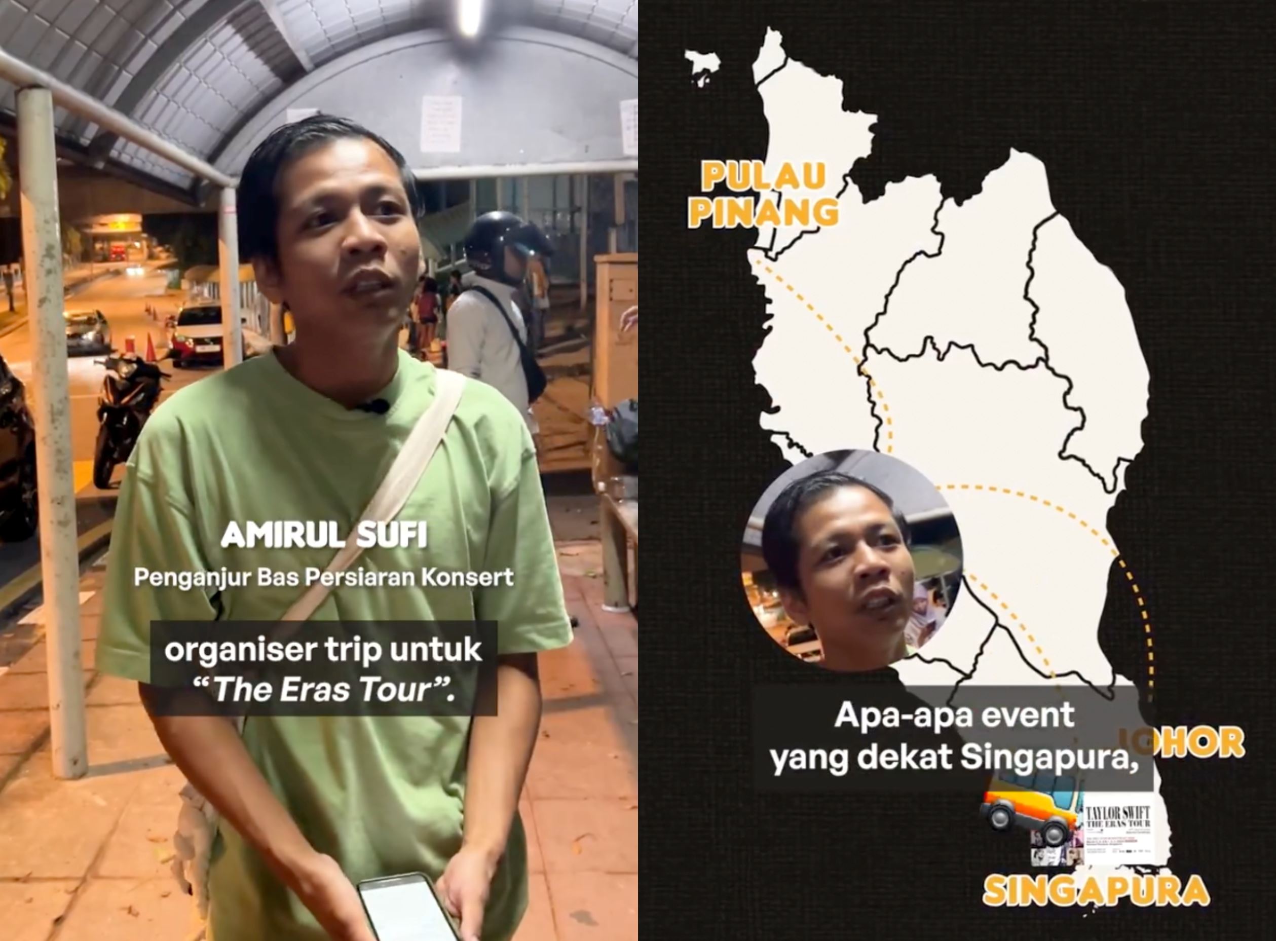 malaysian bus operator rakes in rm30k a day ferrying swifties to taylor swift's singapore show