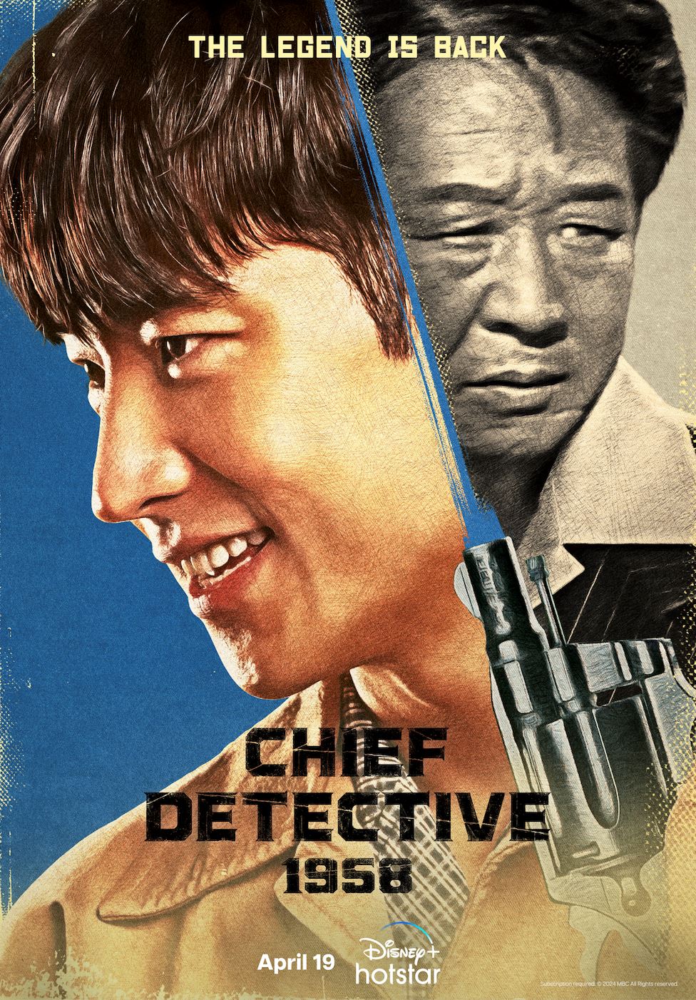 a legend returns! retro korean crime drama chief detective 1958 coming this april on disney+ hotstar!