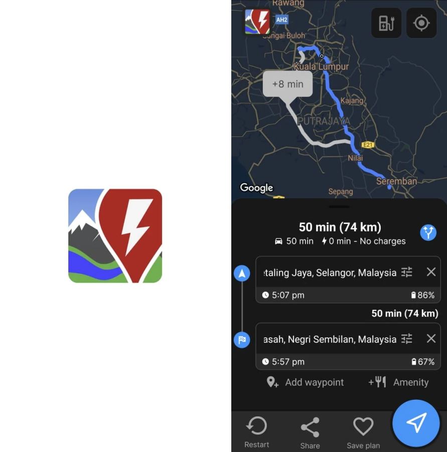 sebelum beli kereta elektrik, lihat dulu di mana tempat caj terdekat anda. ini caranya!