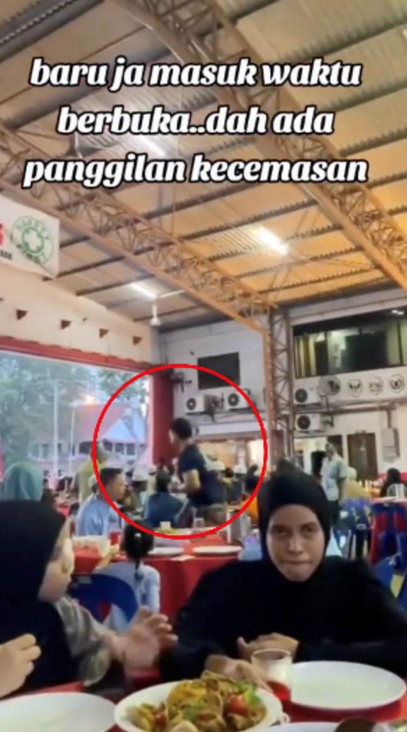 “thank you, abang bomba!” firefighters rush to emergency call despite break-fast time
