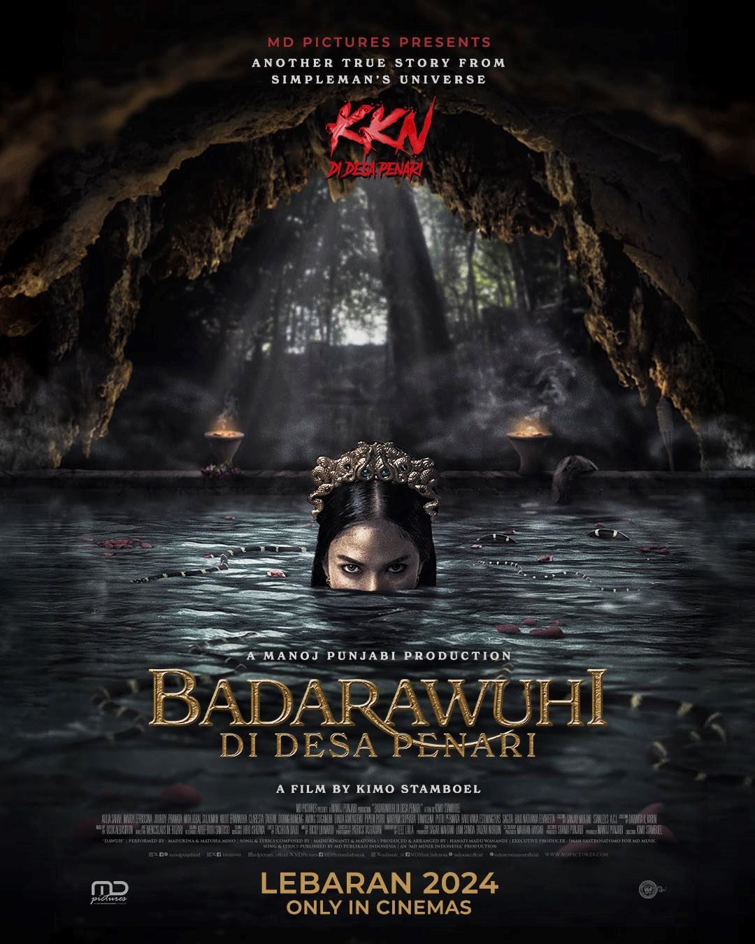 印尼恐怖电影《鬼舞村》续集《鬼舞村：诅咒起源》❗女主角与数百条真蛇同台演出🐍