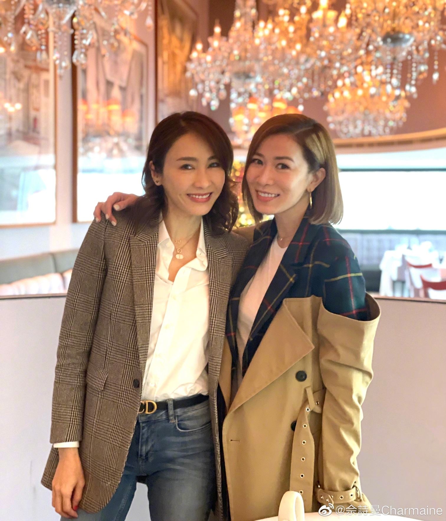 佘诗曼、黎姿同框合照❗你最喜欢她们合作的哪一部剧集🔥