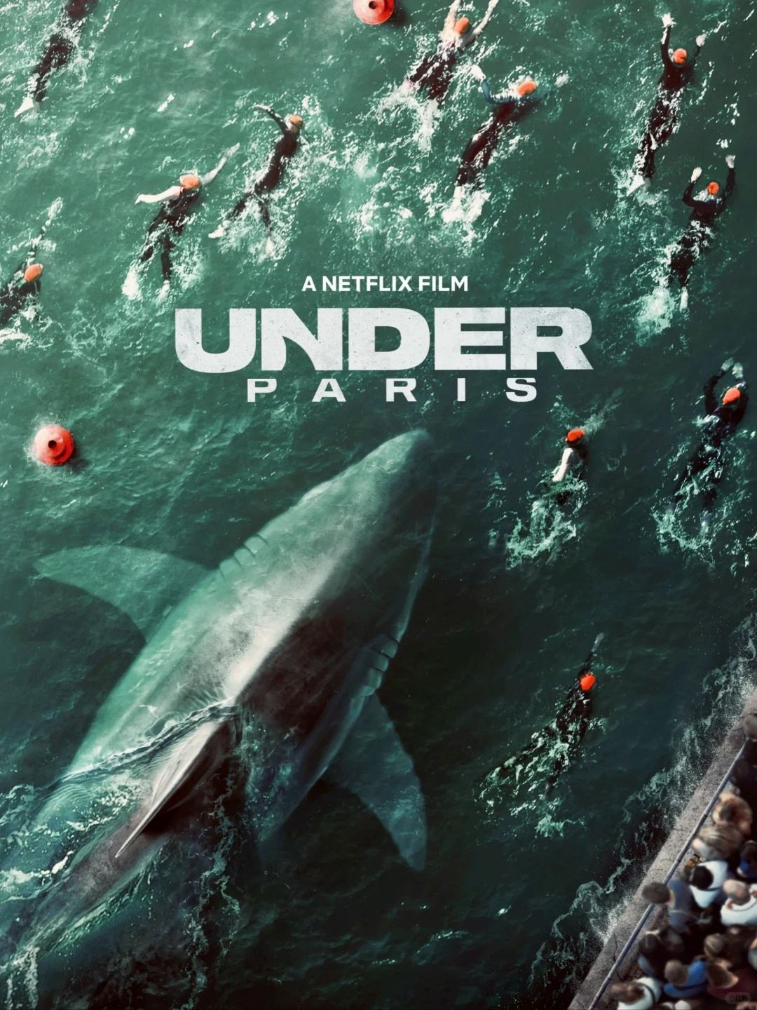 🦈大白鲨竟游到巴黎塞纳河❗惊悚电影《under paris》上线🔥