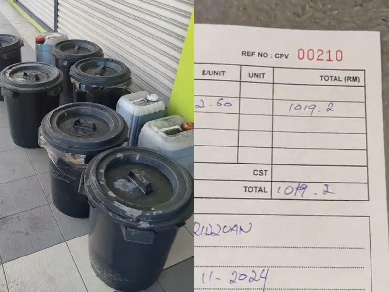 didn't know it could be recycled! man shares profitable experience selling used cooking oil