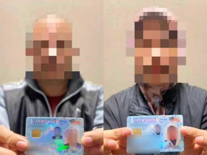 filipino couple arrested for using rm250 fake mykads to live and work illegally in malaysia