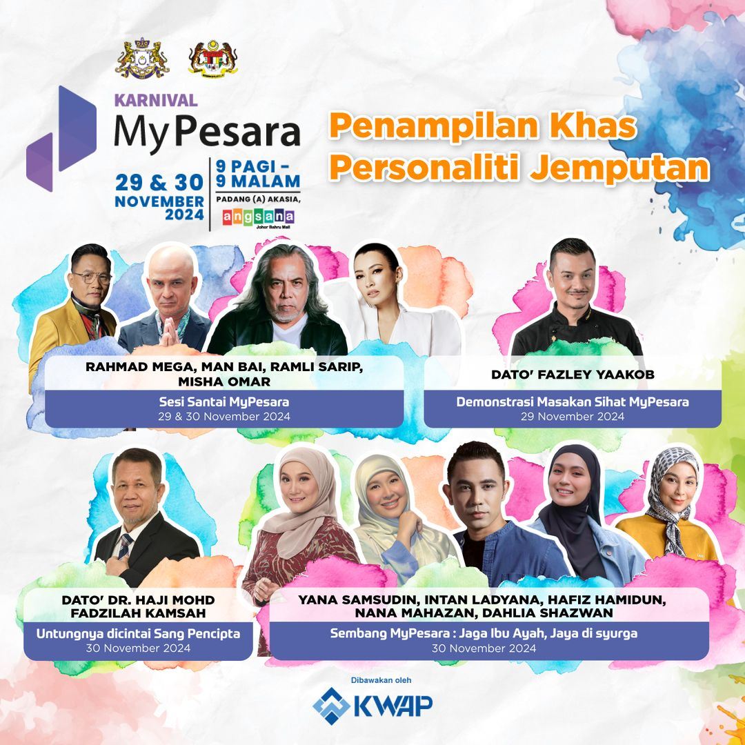 Misha Omar dan Ramli Sarip, antara artis yang memeriahkan Karnival MyPesara