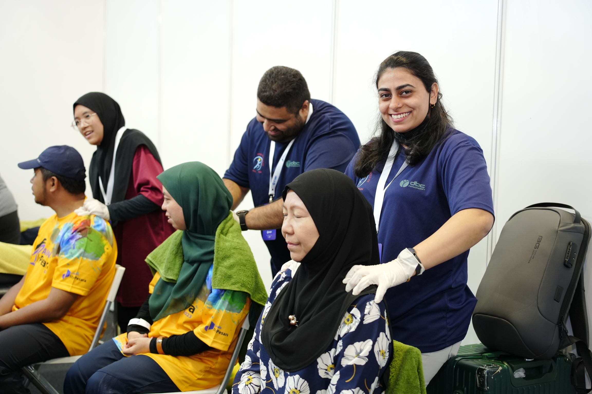 Pengunjung melakukan pemeriksaan kesihatan di Karnival MyPesara