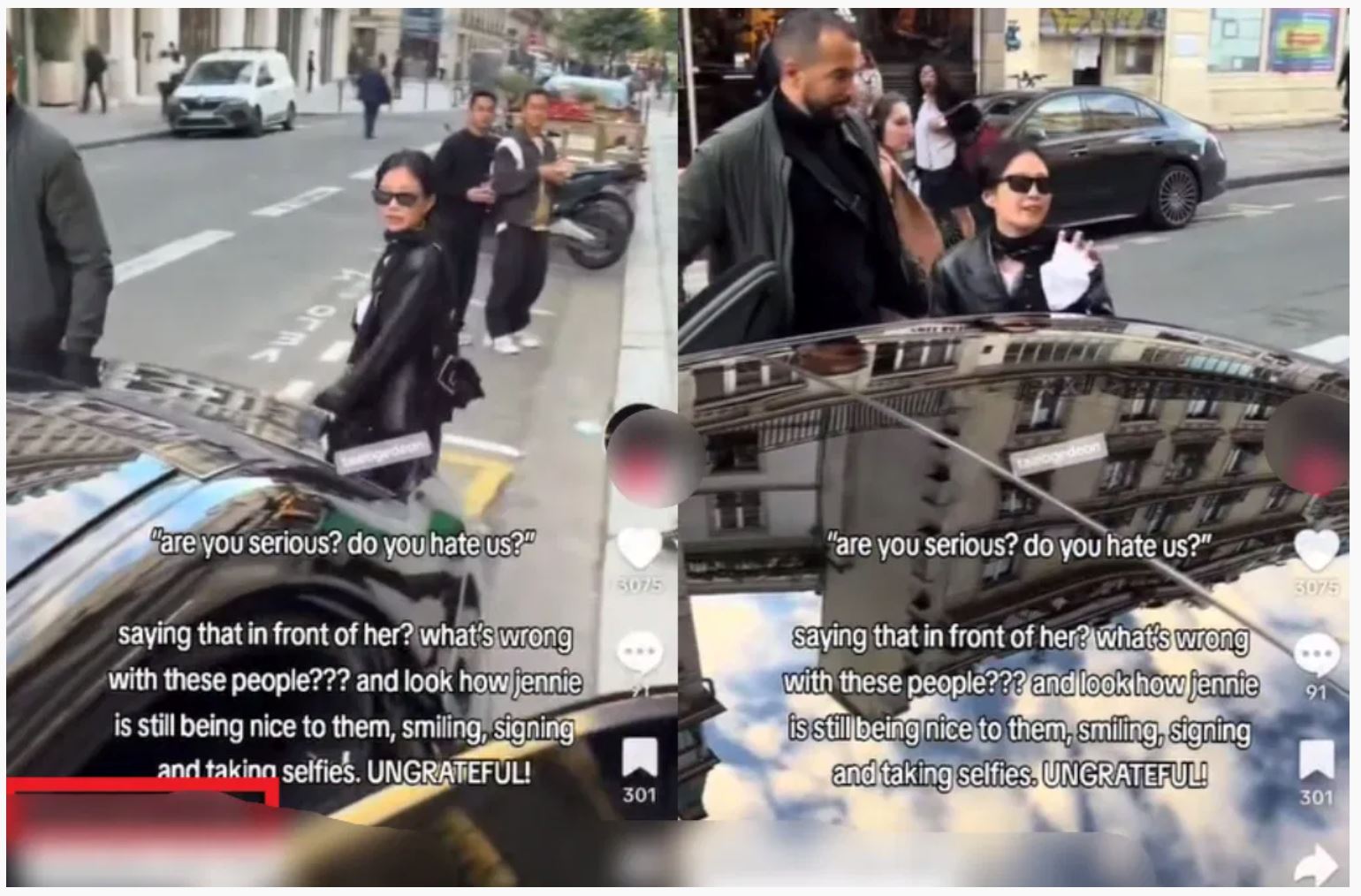 jennie遭粉丝「情绪勒索」！无奈表情被拍下！