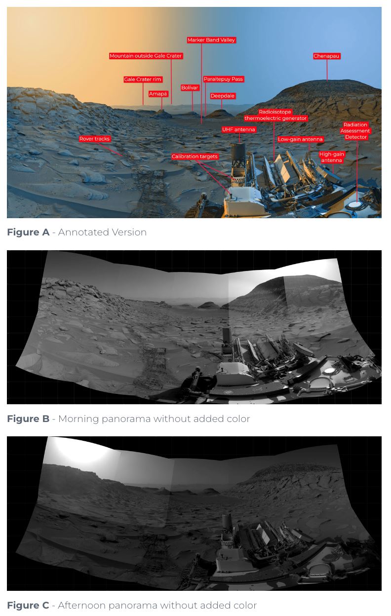 ini pandangan waktu siang di planet marikh, menurut nasa