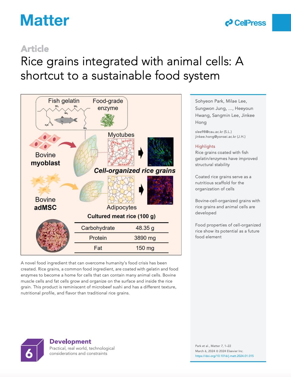 saintis cipta beras merah jambu, boleh makan nasi tanpa lauk