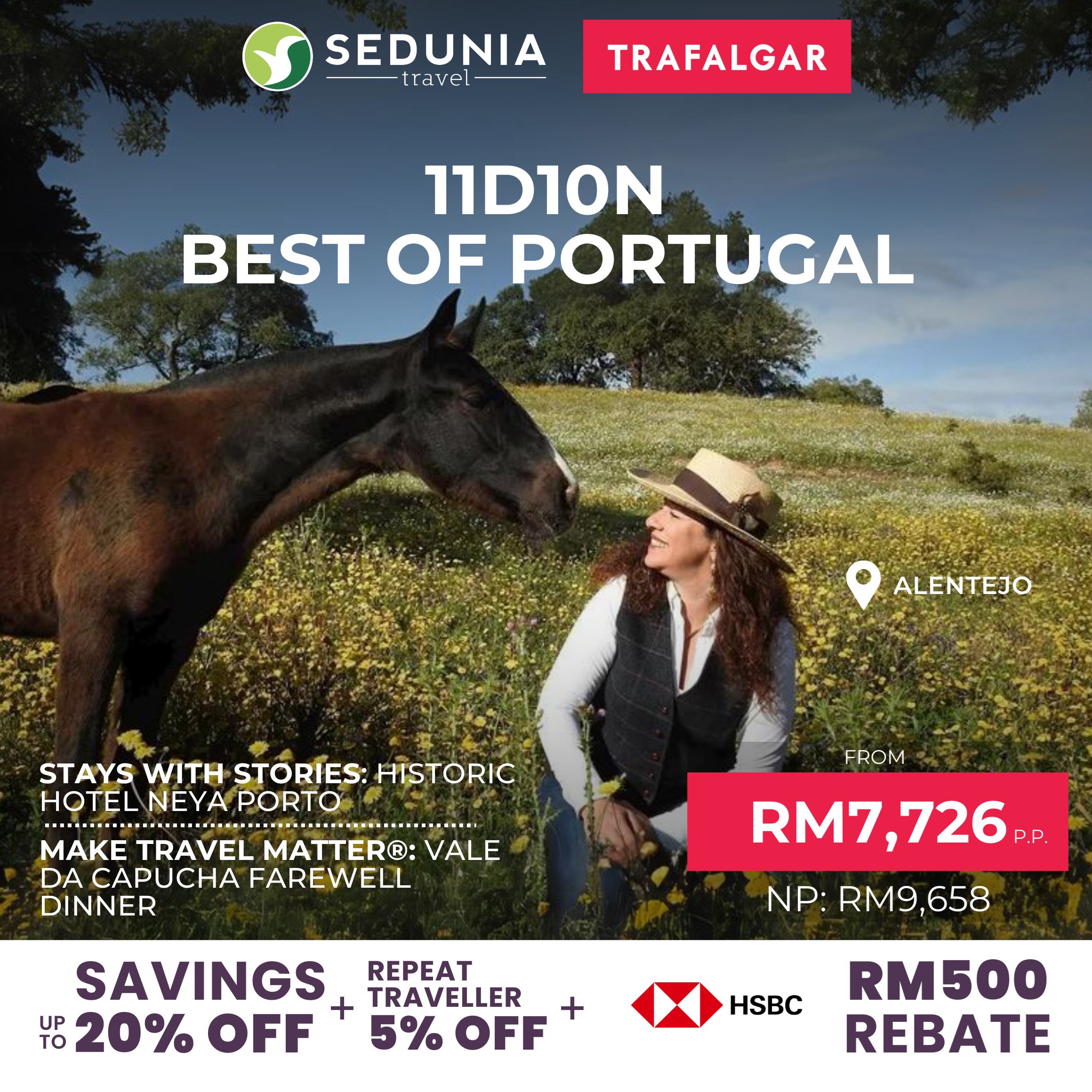 A travel package to Portugal