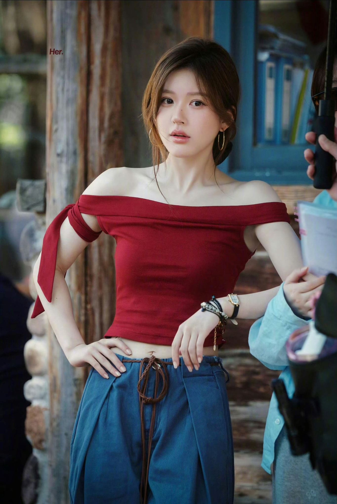 赵露思《许我耀眼》杀青❗剧里妆造都自己来🔥