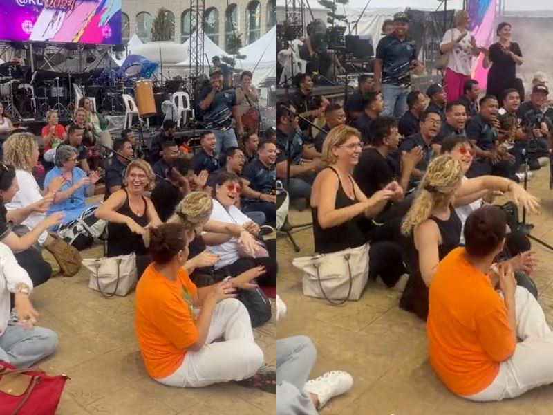 foreigners join dikir barat at dataran merdeka, winning the hearts of malaysians online