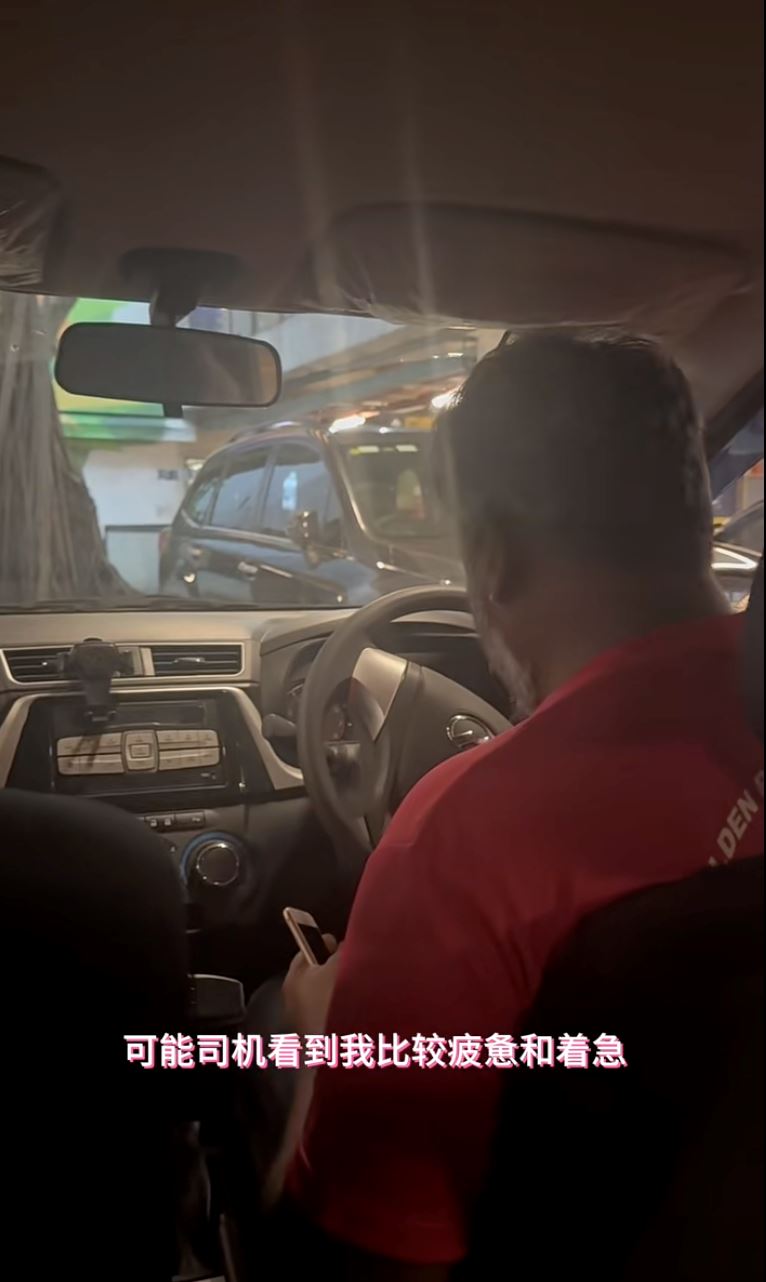 chinese tourist praises m’sian e-hailing driver for helping her sick child and refusing extra tip