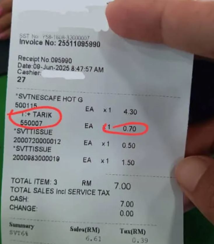 extra charge for 'tarik' leaves m’sian wondering if life’s getting too expensive