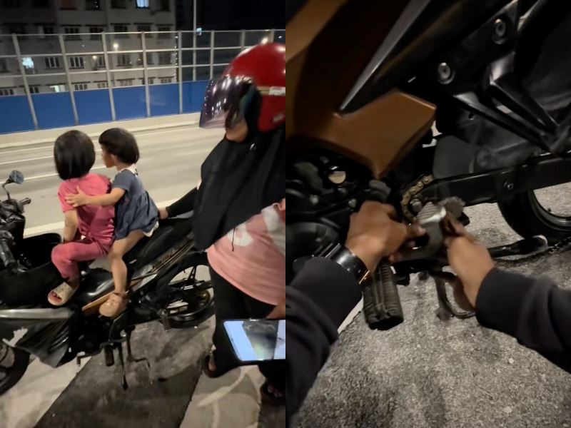 kind mechanic steps in to help stranded family with two kids and only rm30 at 1 am