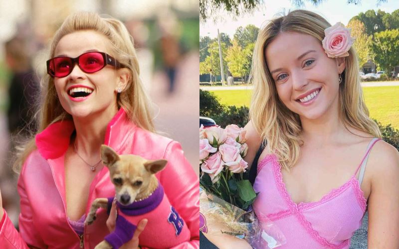 meet the new elle woods! reese witherspoon reveals lexi minetree as the star of legally blonde prequel