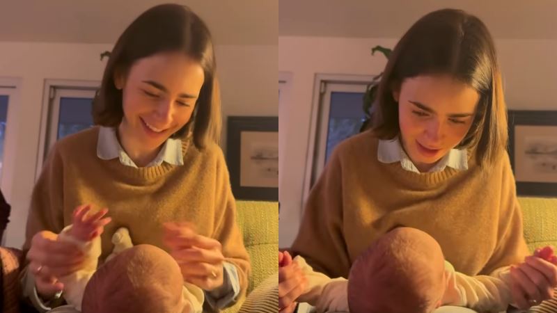 lily collins’ newborn daughter gets a heartwarming introduction to grandpa phil collins’ songs