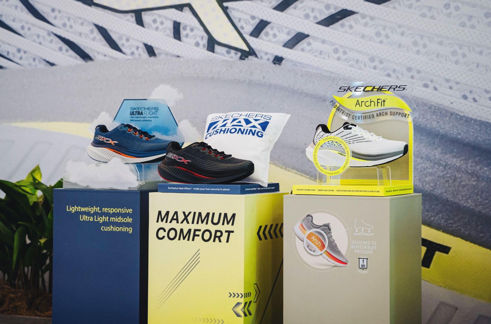 syok steps up at the media launch of skechers gowalk® max cushioning® arch fit® collection