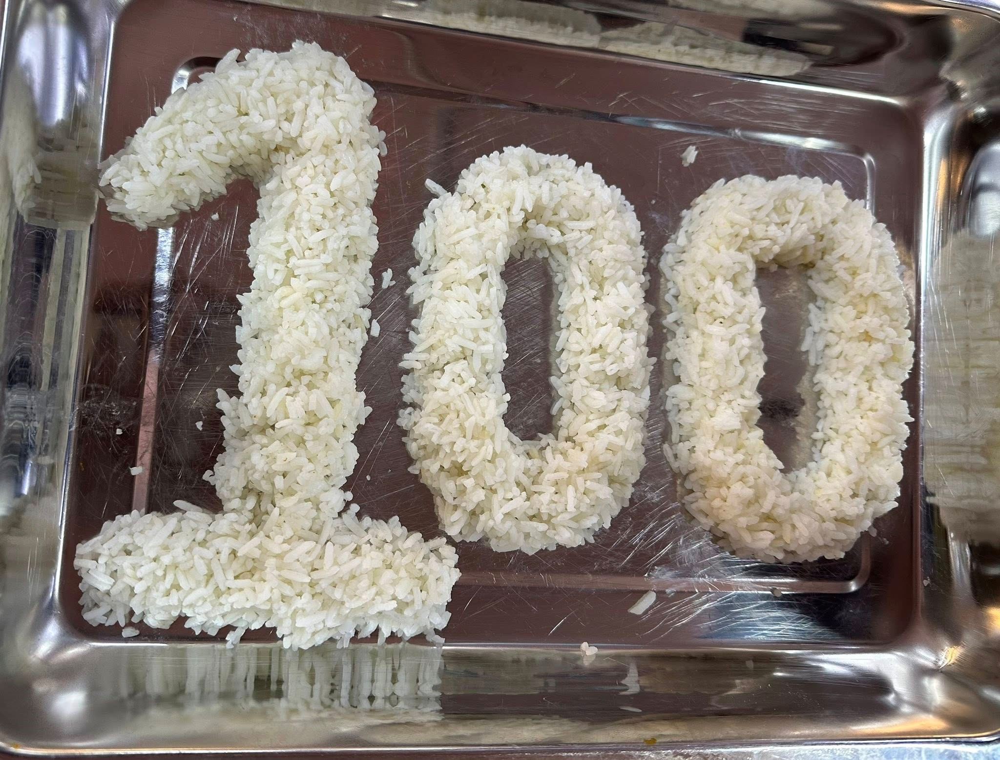 tun m turns 100, nasi kandar stall celebrates with curry-soaked rice sculpture