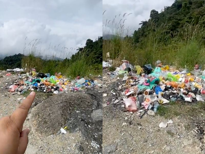“memalukan!” frustrated visitor shames litterbugs in genting highlands in now-viral clip