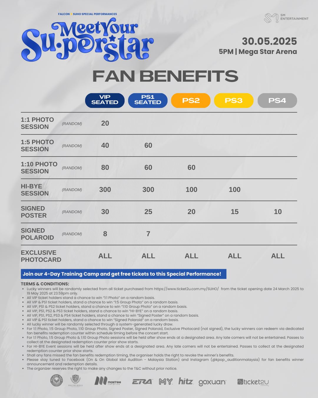 韩团exo队长suho于5月30日来马‼️门票将于3月24日开售🔥