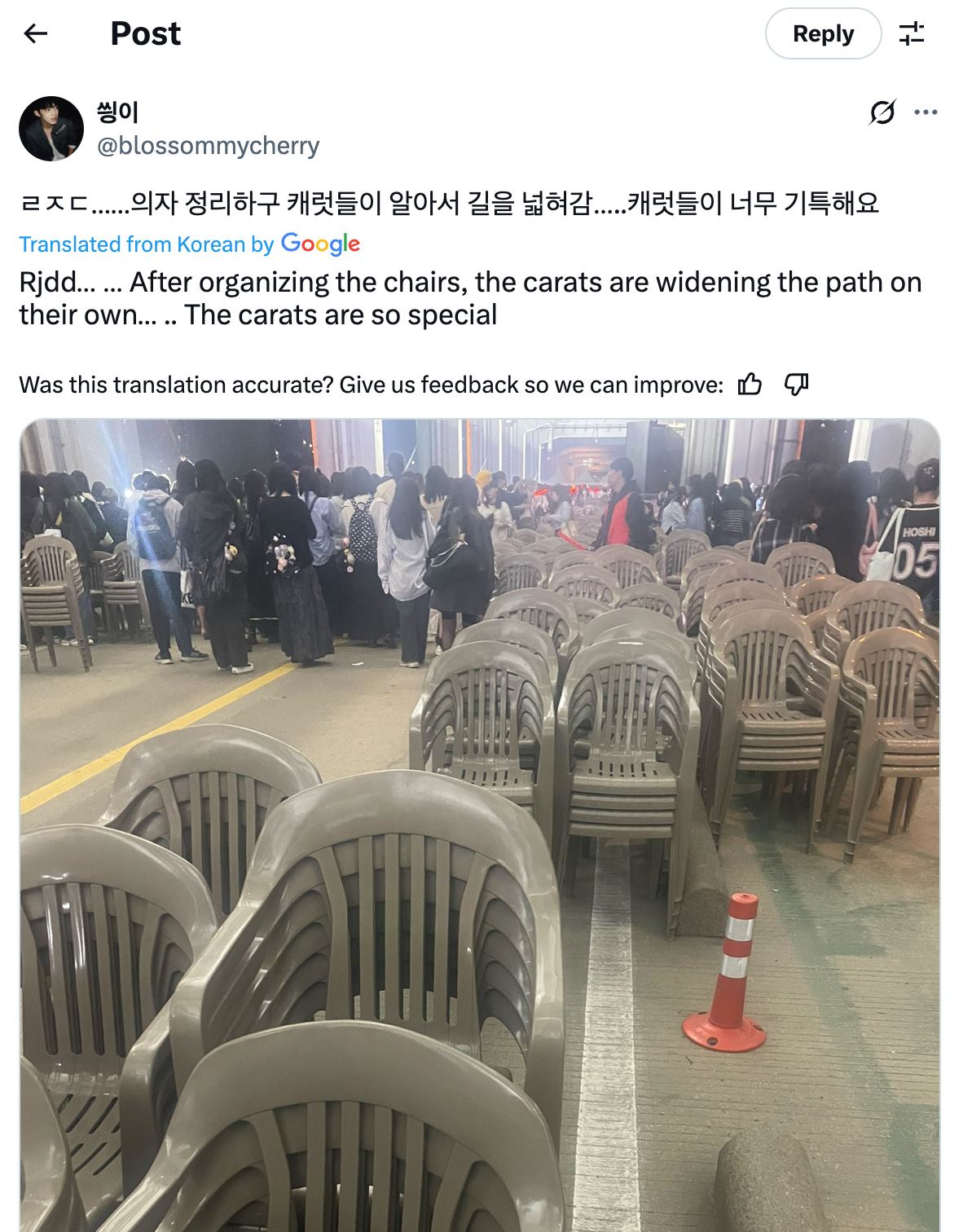 carats win hearts for cleaning up after seventeen’s jamsu bridge anniversary concert