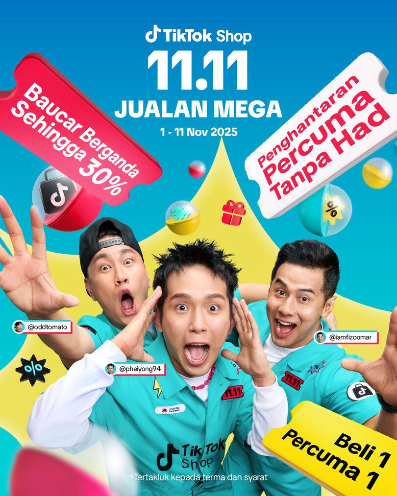 Promo TikTok Shop 11.11 Jualan Mega Karnival!