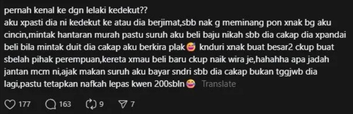 “rm200 a month?” m’sian bride-to-be calls off wedding after finding out fiancé’s too stingy