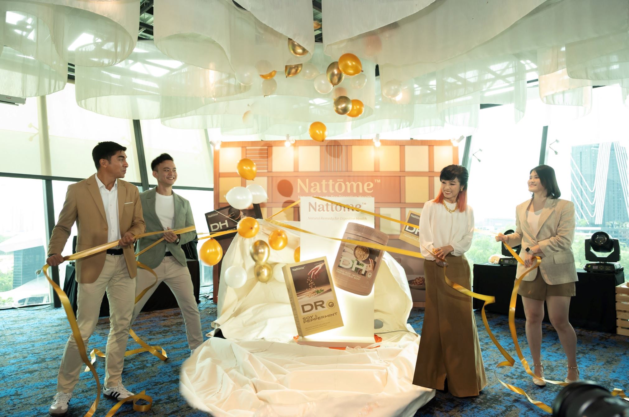 yb syed saddiq and michelle yim highlight the importance of gut health with nattome