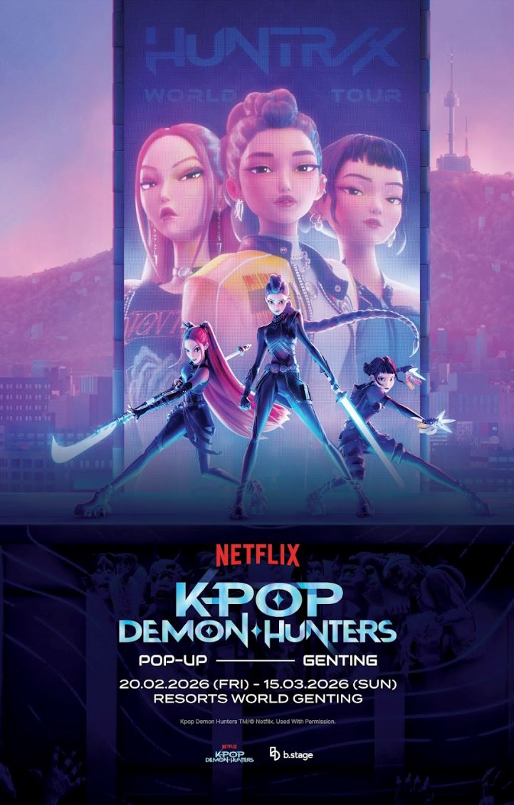 “kpop demon hunters” pop-up arrives at genting skyworlds studio plaza this february