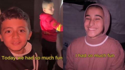 hanya dengan projektor & popcorn, mereka ubah malam kanak-kanak gaza jadi paling bermakna